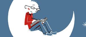 Der Comic-Poet: Ulf K. im Selbstporträt.