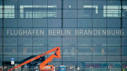 Wann wird hier geflogen? Berlins künftiger Airport BER.