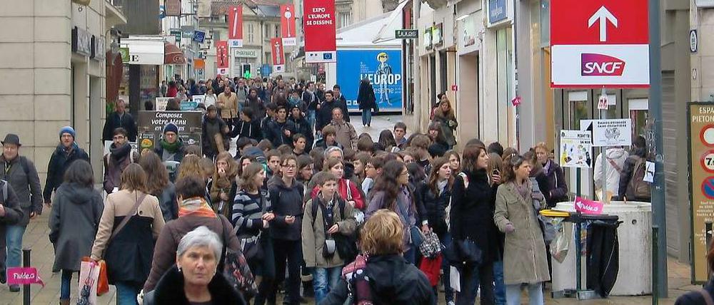 Hunderttausende besuchen das Festival in der mittelalterlichen Innenstadt von Angoulême jährlich Ende Januar. Im kommenden Jahr wird es ausfallen.