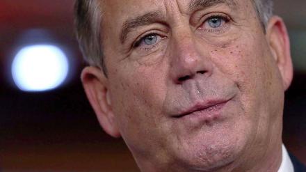 Konnte seine republikanischen Kollegen nicht hinter sich bringen: John Boehner