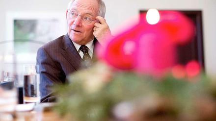 Bundesfinanzminister Wolfgang Schäuble (CDU).