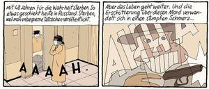 Erinnerung an Anna Politkowskaja: Igort rekonstruiert den Mord an der 2006 erschossenen Journalistin.
