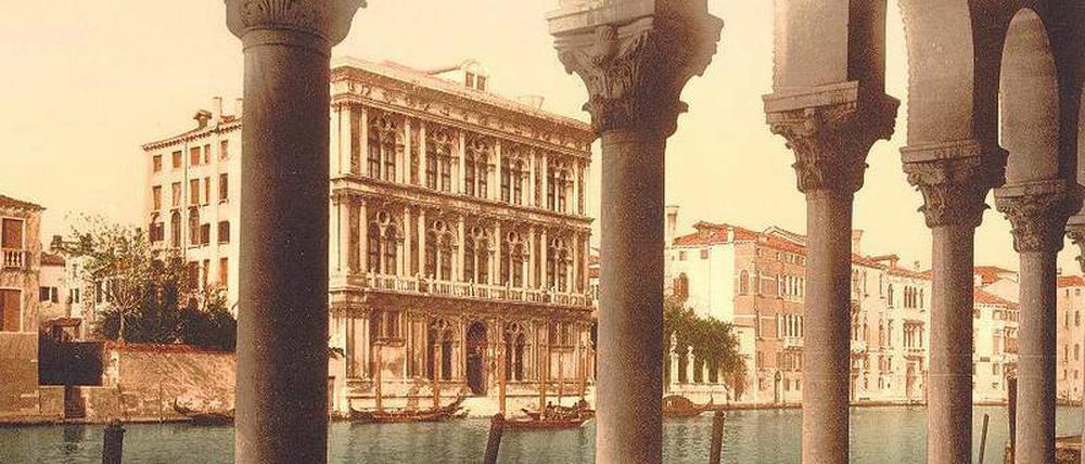 Fürstliche Bleibe: Im Palazzo Vendramin am Canal Grande starb Wagner 1883. Fotochromaufnahme um 1890. Foto: akg-images