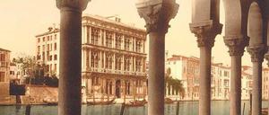 Fürstliche Bleibe: Im Palazzo Vendramin am Canal Grande starb Wagner 1883. Fotochromaufnahme um 1890. Foto: akg-images