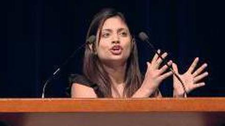 Meinungssiegerin. Nita Rao aus Australien argumentierte weltmeisterlich. 