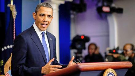 Kann er die Fiskalklippe noch umschiffen? US-Präsident Barack Obama