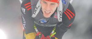 Doppelbelastung adé. Arnd Peiffer kann sich voll seinem Sport widmen. Foto: dapd