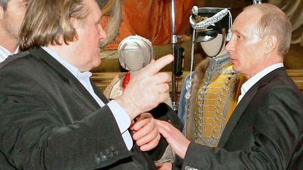 Gérard Depardieu und Wladmir Putin scheinen sich gut zu verstehen.