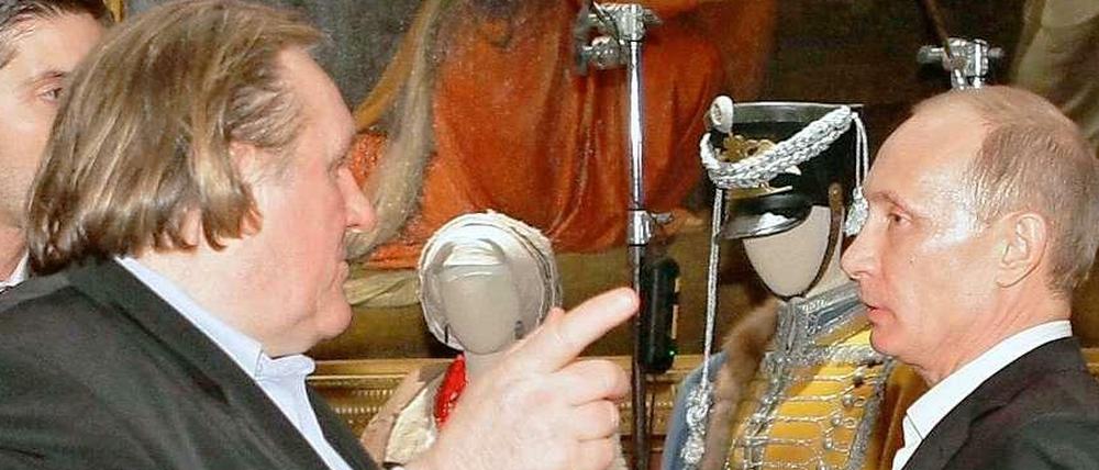 Gérard Depardieu und Wladmir Putin scheinen sich gut zu verstehen.