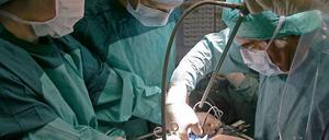 Operation zur Organentnahme in einer deutschen Klinik