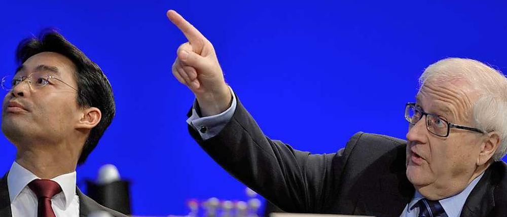 Wer kann die FDP noch retten? Parteichef Rösler oder Fraktionschef Brüderle?