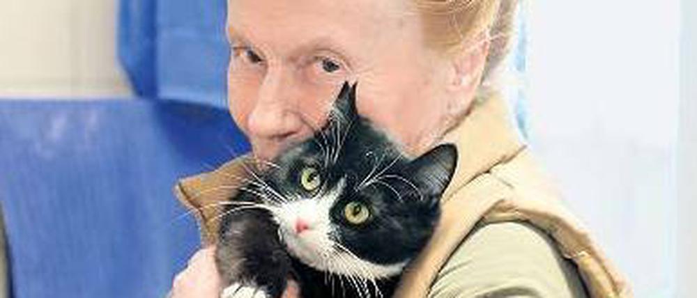 Renate Wesselhöft hilft mit, die Tiere aufzupäppeln.