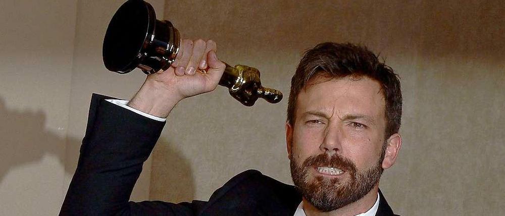 Ben Affleck hat Grund zur Freude: sein Thriller "Argo" hat die begehrte Trophäe in der Königsklasse "Bester Film" abräumen können. 
