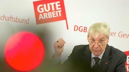 Michael Sommer, Vorsitzender des DGB