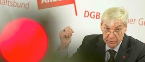 Michael Sommer, Vorsitzender des DGB