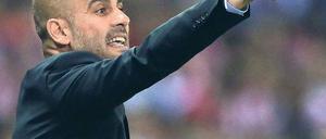 Wo will ich hin? Pep Guardiola, ehemaliger Erfolgstrainer des FC Barcelona, kann sich seinen künftigen Arbeitgeber quasi selbst aussuchen.Foto: dpa