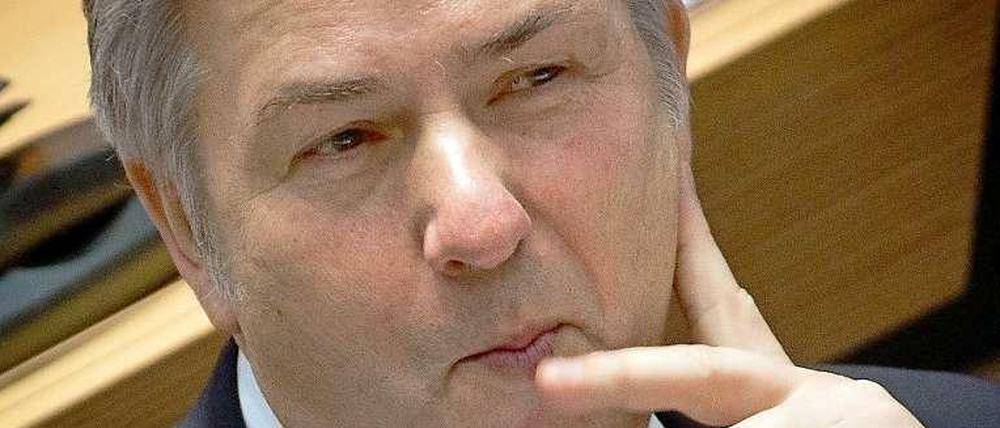 Das war ein harter Tag für Klaus Wowereit.