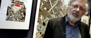 Eigensinnig: Tardi vor seinen Arbeiten zum Ersten Weltkrieg in einer Ausstellung.