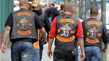 Wegen Handel mit Amphetaminen stehen Mitglieder des Rockerclubs "Bandidos" vor Gericht.