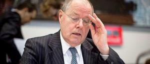 Unbeliebt, unbeliebter - Steinbrück.