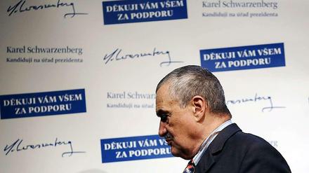 Schwarzenberg (Foto) geht in die Stichwahl mit Zeman.