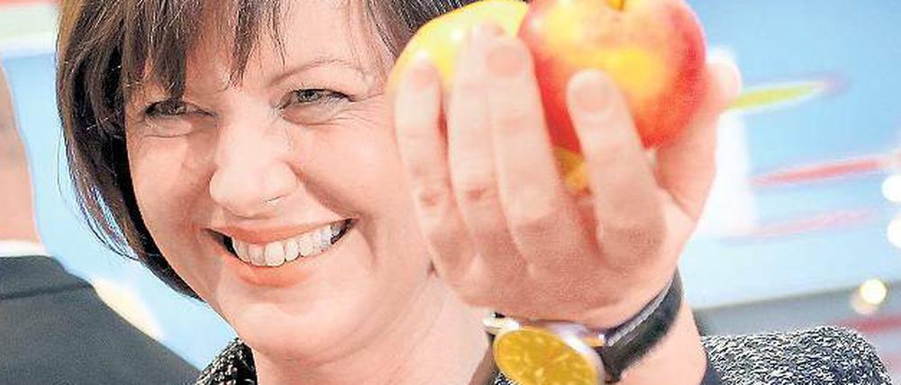 Neue Frisur, alter Streit. Agrarministerin Ilse Aigner – hier in der Ministeriumshalle auf der Messe – liegt mit der EU über Kreuz. 