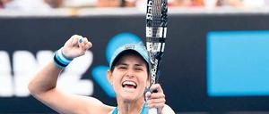 Immer weiter. Görges will sich mit dem Achtelfinale nicht zufrieden geben. Foto: dpa