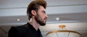 Rar gesäet: Ein männliches Model im "Green Showroom" der Berlin Fashion Week