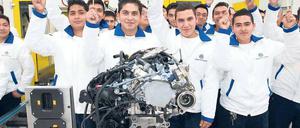 Viva Mexico. Die Mitarbeiter in Silao nennen das 100. Volkswagen-Werk „uno-zero-zero“.