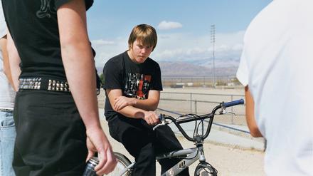 BMX, 2008. Das Bild stammt aus der Serie „Trona“ über die gleichnamige Stadt.
