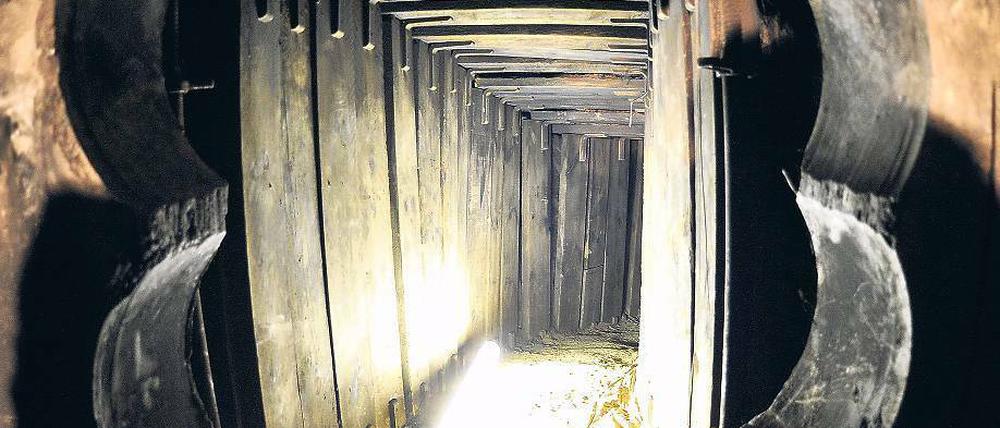 Akkurat abgestützt. Die Einbrecher waren handwerklich nicht unbegabt. Foto: dpa