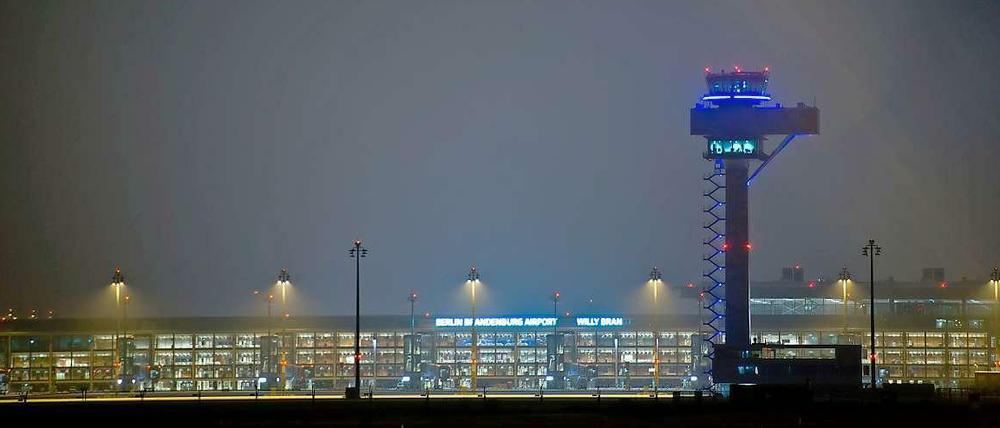 Der künftige Flughafen Berlin-Brandenburg.