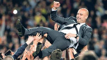 Genug ausgeruht. Nach seiner Pause will Josep Guardiola zeigen, dass er von Barcelonas Stars nicht zum Erfolg getragen wurde. Foto: Reuters