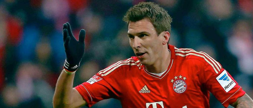 Mario Mandzukic erzielte beide Treffer beim 2:0-Sieg der Bayern gegen Fürth.