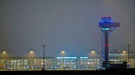 Der künftige Flughafen Berlin-Brandenburg.