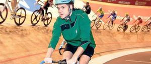 Kneifen gilt nicht. Der Tagesspiegel-Reporter wollte eigentlich die Steilkurve im Velodrom austesten. Aber dann kam alles ganz anders.