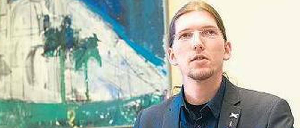 Mission Transparenz. Piratenpolitiker Martin Delius, der der BER-Untersuchungsausschuss des Abgeordnetenhauses leitet.