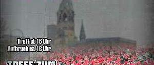 Der Flyer der Unions-Anhänger.