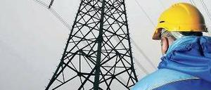 Schweinemast. Die unschönen Freileitungen sind in Berlin selten geworden. 29 der knapp 300 verbliebenen Stahlgerippe will Vattenfall in diesem Jahr abbauen. Foto: dpa/Jan Woitas