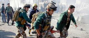 Mindestens 33 Tote und 70 Verletzte gab es am Sonntagmorgen bei einem Anschlag im nordirakischen Kirkuk.