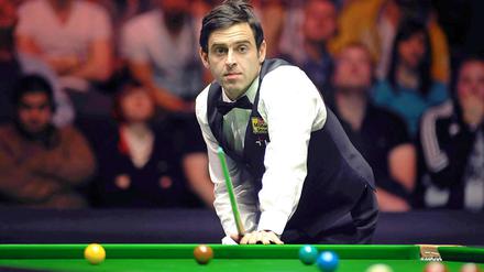 Nur Zuschauer. Ronnie O’Sullivan wird seinen Titel in Berlin nicht verteidigen. 