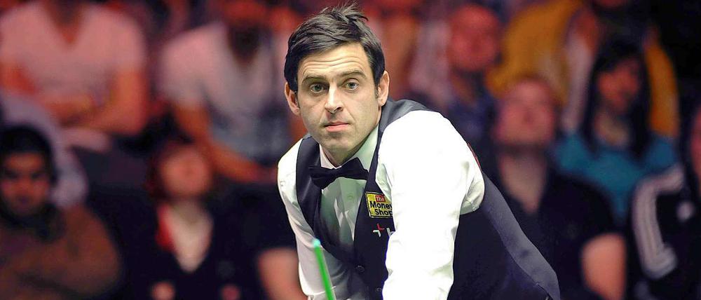 Nur Zuschauer. Ronnie O’Sullivan wird seinen Titel in Berlin nicht verteidigen.
