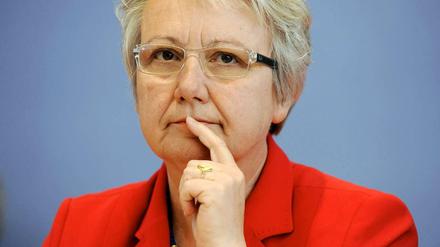 Will ihren Doktor behalten: Annette Schavan. 