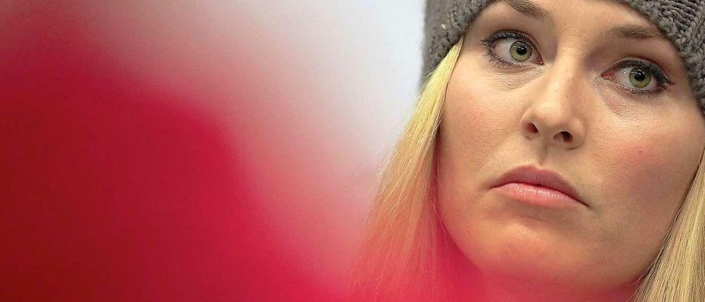 Alles andere als rosige Aussichten: Lindsey Vonns Karriere steht auf der Kippe.