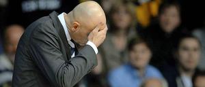 Alba-Trainer Sasa Obradovic konnte kaum mit ansehen, wie seine Mannschaft ab Mitte des ersten Viertels einem Rückstand hinterherlaufen musste.