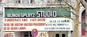 Traditionshaus. Das Bundesplatz-Kino wurde vor zwei Jahren renoviert. Es hat 87 Plätze und neuerdings auch einen Digitalprojektor. Zur Eröffnung von "Berlinale goes Kiez" am Sonnabend laufen hier vier neue Folgen von "Berlin Ecke Bundesplatz".