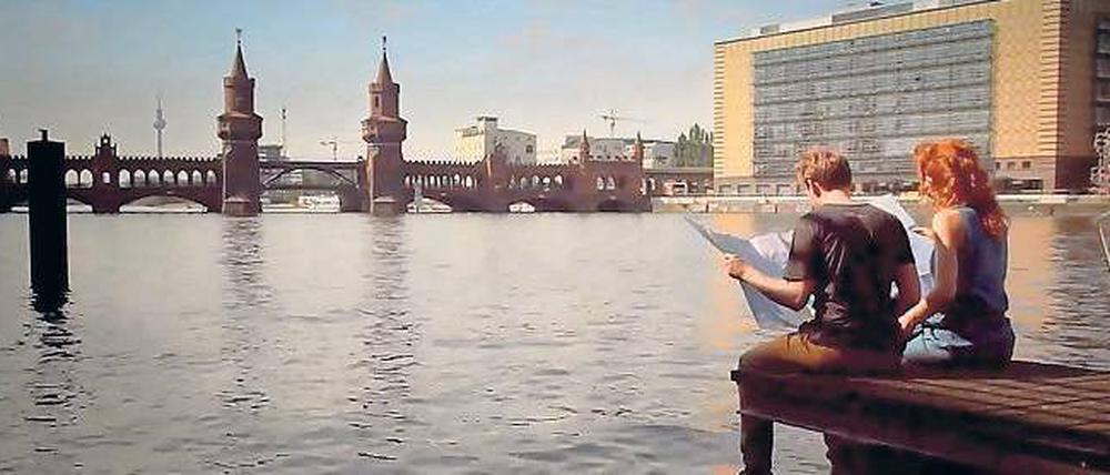Im Kurzfilm "Nashorn im Galopp" ist die Oberbaumbrücke idyllische Kulisse für zarte Gefühle.