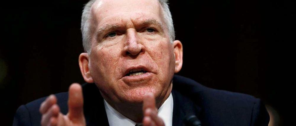 John Brennan bei der Anhörung durch den US-Senat.