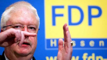 Jörg-Uwe Hahn, Vorsitzender der FDP in Hessen