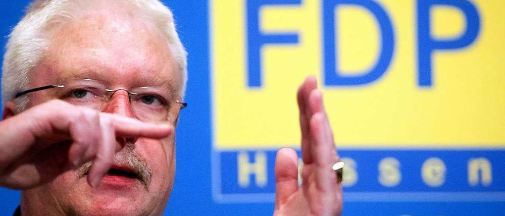 Jörg-Uwe Hahn, Vorsitzender der FDP in Hessen